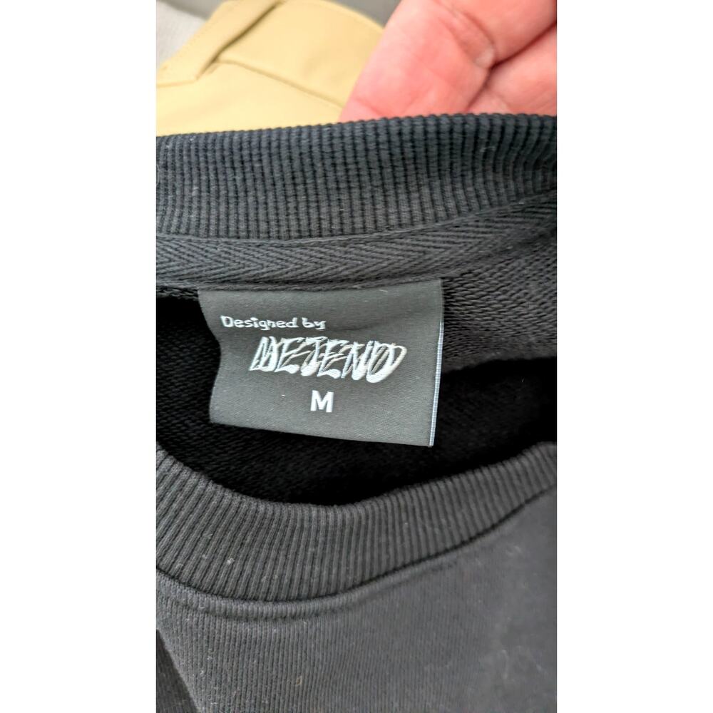 MeJend Black Michael Jackson Bling Sweatshirt - Picture 6 of 7